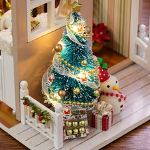 Load image into Gallery viewer, CUTEBEE DIY Dollhouse Wooden Miniature Doll House With Furniture Toys For Children Christmas Gift