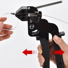 Load image into Gallery viewer, Cable Ties Plier Fastening Strap Cutting Tool Cutter Tension Automatic Zip Gun 304 Stainless Steel Locking Tie Hand Wrap Tool