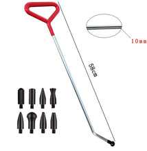 Load image into Gallery viewer, Car Dent Repair Hooks Stainless Steel Push Rods, Car Body Dent Removal Crowbar Kit for car Body dents and Hail Damage Removal