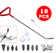 Load image into Gallery viewer, Car Dent Repair Hooks Stainless Steel Push Rods, Car Body Dent Removal Crowbar Kit for car Body dents and Hail Damage Removal