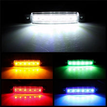 Load image into Gallery viewer, Car External Lights LED 12V/24V 6 SMD LED Auto Car Bus Truck Lorry Side Marker Indicator Light Low Trailer Rear Warning Lamp