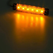 Load image into Gallery viewer, Car External Lights LED 12V/24V 6 SMD LED Auto Car Bus Truck Lorry Side Marker Indicator Light Low Trailer Rear Warning Lamp