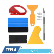 Load image into Gallery viewer, Car Film Wrap Tools Kit Squeegee Set Vinyl Scraper Cutter for Vehicle Window Tint Wrapping Tools Vinyl Spatula Car Accessories