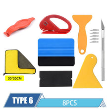 Load image into Gallery viewer, Car Film Wrap Tools Kit Squeegee Set Vinyl Scraper Cutter for Vehicle Window Tint Wrapping Tools Vinyl Spatula Car Accessories