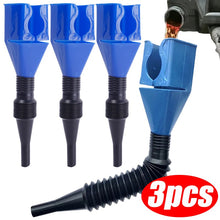 Load image into Gallery viewer, Car Foldable Refueling Funnel Gasoline Refueling Splash-proof Plastic Funnel Car and Motorcycle Refueling Tool Auto Accessories