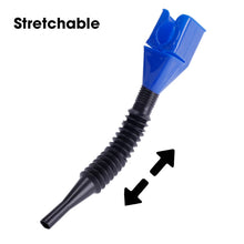 Load image into Gallery viewer, Car Foldable Refueling Funnel Gasoline Refueling Splash-proof Plastic Funnel Car and Motorcycle Refueling Tool Auto Accessories
