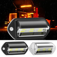Load image into Gallery viewer, Car LED License Plate Light DC 12V To 24V Waterproof 6 LED License Plate Lamp Taillight Truck SUV Trailer Van RV Boats Accessory
