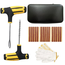 Load image into Gallery viewer, Car Tire Repair Kit Tubeless Tyre Puncture Repair Kit Studding Tool Set Bike Tire Replacement Tool Motorcycle Tire Repair Tool