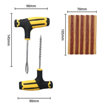 Load image into Gallery viewer, Car Tire Repair Kit Tubeless Tyre Puncture Repair Kit Studding Tool Set Bike Tire Replacement Tool Motorcycle Tire Repair Tool