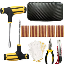 Load image into Gallery viewer, Car Tire Repair Kit Tubeless Tyre Puncture Repair Kit Studding Tool Set Bike Tire Replacement Tool Motorcycle Tire Repair Tool