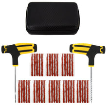 Load image into Gallery viewer, Car Tire Repair Tool Kit Studding Set Auto Bike Puncture Plug Garage Needle Nose Pliers Vacuum Film Nail Screws W/ Storage Case