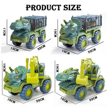 Load image into Gallery viewer, Car Toy Dinosaurs Transport Car Dinosaur Carrier Truck Toy Indominus Rex Jurassic World Dinosaurs Toys Christmas Gifts for Kids