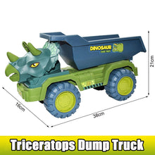Load image into Gallery viewer, Car Toy Dinosaurs Transport Car Dinosaur Carrier Truck Toy Indominus Rex Jurassic World Dinosaurs Toys Christmas Gifts for Kids