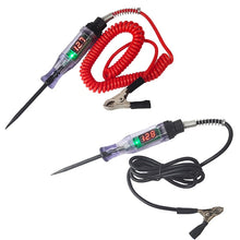 Load image into Gallery viewer, Car Truck Voltage Circuit Tester Digital Display Long Probe Pen Light Bulb Automobile Diagnostic Tools Auto Repair