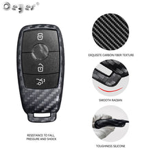 Load image into Gallery viewer, Ceyes Car Styling Auto Protection Key Shell Fob Holder Cover Case For Mercedes Benz Class E200 E260 E300 W213 2018 S Accessories