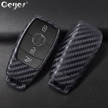 Load image into Gallery viewer, Ceyes Car Styling Auto Protection Key Shell Fob Holder Cover Case For Mercedes Benz Class E200 E260 E300 W213 2018 S Accessories