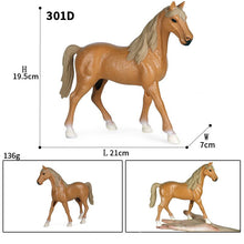 Load image into Gallery viewer, Children's Cognition Simulation Animal Farm Large Horse Model Horse Steed Stallion Maxima Decorative Ornaments Toys