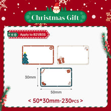 Load image into Gallery viewer, Christmas Series NIIMBOT B21/B203/B3S Thermal Label Machine Printing Paper Gift Tag Commodity Price Food Self-adhesive Label