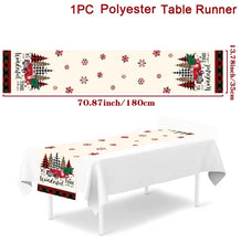 Load image into Gallery viewer, Christmas Table Runner Merry Christmas Decorations 2023 For Home Tablecloth Navidad Noel Kerst Xmas Gifts New Year 2024 Natal