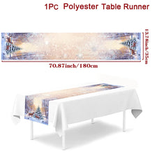Load image into Gallery viewer, Christmas Table Runner Merry Christmas Decorations 2023 For Home Tablecloth Navidad Noel Kerst Xmas Gifts New Year 2024 Natal