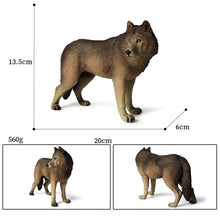 Load image into Gallery viewer, Simulation of wild animals big wild wolf model PVC action figure educational collection of toys for children gifts