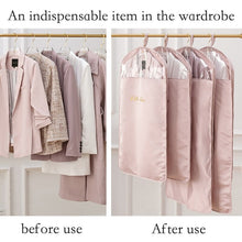 Load image into Gallery viewer, Clothes Dust Cover Clothing Hanging Bag Suit Coat Dust Cover Wardrobe Clothes Storage Bag Dustproof Garment Dress Organzier