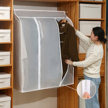 Load image into Gallery viewer, Clothes Hanging Dust Cover Dress Suit Coat Transparent Storage Bag Case Organizer Wardrobe Dress Clothing Hanging Dust Proof Bag