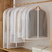 Load image into Gallery viewer, Clothes Hanging Dust Cover Suit Coat bags Waterproof Dustproof Clothes Protector Hanging Organizer Wardrobe Storage Bag