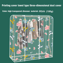 Load image into Gallery viewer, Clothing Hanging Big Dust Cover Waterproof Dustproof Wardrobe Storage Bags Can Washable Coat Rack Dust Cover Case Organizer