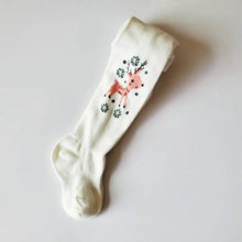 Load image into Gallery viewer, Conjoined Girls Tights Age Season Knitting Cotton Socks Kids Dance Christmas Socks In Thick Children Wear Pantyhose