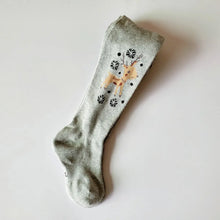 Load image into Gallery viewer, Conjoined Girls Tights Age Season Knitting Cotton Socks Kids Dance Christmas Socks In Thick Children Wear Pantyhose
