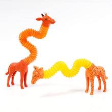 Load image into Gallery viewer, Creative Kids Adult Pop Giraffe Tube Sensory Toys Plastic Stress Relieve Toy Gifts Kid Child Anti Stress Bellows Squeeze Toys