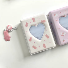 Load image into Gallery viewer, Cute Bear Photo Album 3 Inch Love Heart Hollow Picture Storage Case Kpop Card Binder Name Card Book Photocard Holder 40 Pockets