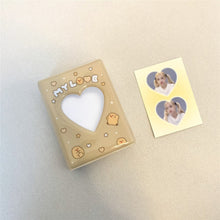Load image into Gallery viewer, Cute Love Heart Hollow Instax Album Kawaii Rabbit Mini Photo Album 3 Inch Kpop Card Binder Name Card Photocard Holder 40 Pockets