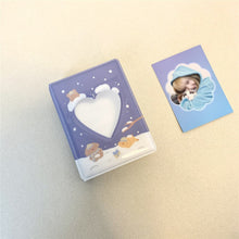 Load image into Gallery viewer, Cute Love Heart Hollow Instax Album Kawaii Rabbit Mini Photo Album 3 Inch Kpop Card Binder Name Card Photocard Holder 40 Pockets