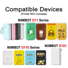 Load image into Gallery viewer, D101 D11 D110 Round Paper Niimbot Printing Paper Self Adhesive Sticker Transparent Waterproof Sticker for D11 Label Maker