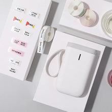 Load image into Gallery viewer, D101 D11 D110 Round Paper Niimbot Printing Paper Self Adhesive Sticker Transparent Waterproof Sticker for D11 Label Maker