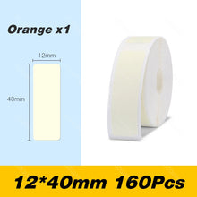 Load image into Gallery viewer, D11 D110 Label Sticker Official Paper Roll Replacement for Niimbot Printer Color White Transparent Clear Papers Waterproof D101