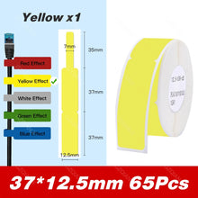 Load image into Gallery viewer, D11 D110 Label Sticker Official Paper Roll Replacement for Niimbot Printer Color White Transparent Clear Papers Waterproof D101