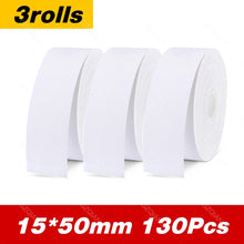 Load image into Gallery viewer, D11 D110 Label Sticker Official Paper Roll Replacement for Niimbot Printer Color White Transparent Clear Papers Waterproof D101