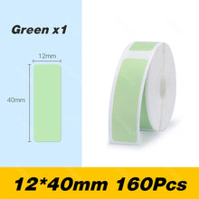 Load image into Gallery viewer, D11 D110 Label Sticker Official Paper Roll Replacement for Niimbot Printer Color White Transparent Clear Papers Waterproof D101