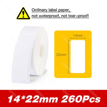Load image into Gallery viewer, D11 D110 Label Sticker Official Paper Roll Replacement for Niimbot Printer Color White Transparent Clear Papers Waterproof D101
