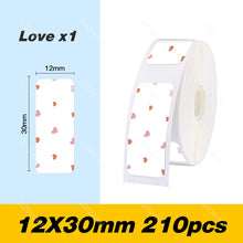 Load image into Gallery viewer, D11 D110 Label Sticker Official Paper Roll Replacement for Niimbot Printer Color White Transparent Clear Papers Waterproof D101