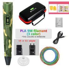 Load image into Gallery viewer, DIY 3D Pen for Kids 3D Printing Pens Drawing Pencils with PLA Filament Novelty Gift for Children Birthday Christmas Gift