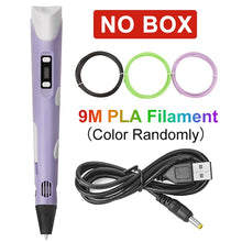 Load image into Gallery viewer, DIY 3D Printing Pen Drawing 3D Pens Educational Toy With LCD Screen PLA Filament Pen for Children Gift DIY Drawing Printing Pen