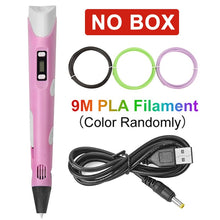 Load image into Gallery viewer, DIY 3D Printing Pen Drawing 3D Pens Educational Toy With LCD Screen PLA Filament Pen for Children Gift DIY Drawing Printing Pen