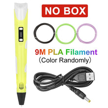 Load image into Gallery viewer, DIY 3D Printing Pen Drawing 3D Pens Educational Toy With LCD Screen PLA Filament Pen for Children Gift DIY Drawing Printing Pen
