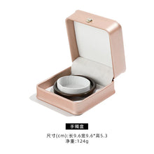 Load image into Gallery viewer, Dark Green Leather Jewelry Organizer Proposal Wedding Ring Box Pendant Bracelet Necklace Storage Case Gift Packaging Display Box