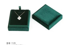 Load image into Gallery viewer, Delicate Handmade vintage velvet pendant necklace boxes gift box pink ribbon storage ring boxes jewelry packaging high-quality