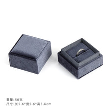 Load image into Gallery viewer, Delicate Handmade vintage velvet pendant necklace boxes gift box pink ribbon storage ring boxes jewelry packaging high-quality